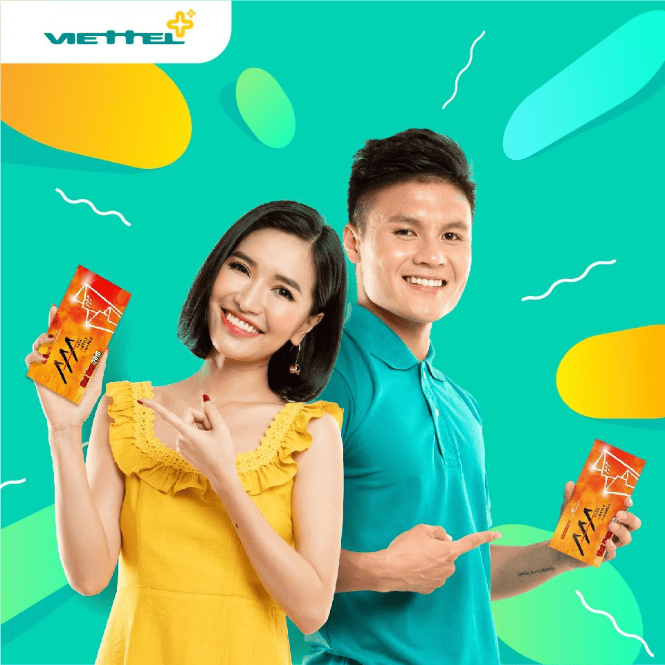 Bích Phương, Quang Hải hợp tác cùng Viettel